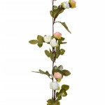 vidaXL Ghirlande de flori de Crăciun, 6 buc., șampanie, 215 cm vidaXL Ghirlande de flori de Crăciun, 6 buc., șampanie, 215 cm