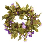 vidaXL Ghirlande de flori de Crăciun, 6 buc., violet deschis, 215 cm vidaXL Ghirlande de flori de Crăciun, 6 buc., violet deschis, 215 cm