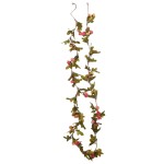 vidaXL Ghirlande de flori de Crăciun, 6 buc., roze, 215 cm vidaXL Ghirlande de flori de Crăciun, 6 buc., roze, 215 cm