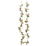 vidaXL Ghirlande de flori de Crăciun, 6 buc., roz, 215 cm vidaXL Ghirlande de flori de Crăciun, 6 buc., roz, 215 cm