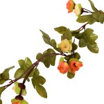 vidaXL Ghirlande de flori de Crăciun, 6 buc., roșu apus soare, 215 cm vidaXL Ghirlande de flori de Crăciun, 6 buc., roșu apus soare, 215 cm