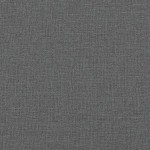 vidaXL Canapea cu 2 locuri, gri închis, 120 cm, material textil