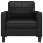 vidaXL Canapea de o persoană, 60 cm, piele ecologică vidaXL Canapea de o persoană, 60 cm, piele ecologică
