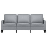 vidaXL Canapea cu 3 locuri, gri deschis, material 180CM textil vidaXL Canapea cu 3 locuri, gri deschis, material 180CM textil