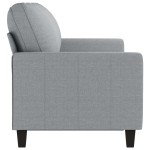 vidaXL Canapea cu 3 locuri, gri deschis, material 180CM textil vidaXL Canapea cu 3 locuri, gri deschis, material 180CM textil