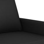 vidaXL Canapea cu 2 locuri, negru, 120 cm, catifea vidaXL Canapea cu 2 locuri, negru, 120 cm, catifea