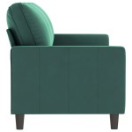 vidaXL Canapea cu 3 locuri, verde închis, 180 cm, catifea vidaXL Canapea cu 3 locuri, verde închis, 180 cm, catifea