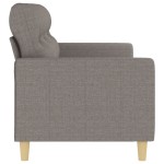 vidaXL Canapea cu 3 locuri, taupe, 180 cm, material textil vidaXL Canapea cu 3 locuri, taupe, 180 cm, material textil