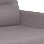 vidaXL Canapea cu 3 locuri, taupe, 180 cm, material textil vidaXL Canapea cu 3 locuri, taupe, 180 cm, material textil