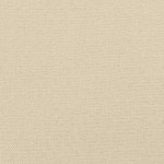 vidaXL Canapea cu 2 locuri, crem, 120 cm, material textil