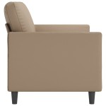 vidaXL Canapea cu 3 locuri, cappuccino, 180 cm, piele ecologică vidaXL Canapea cu 3 locuri, cappuccino, 180 cm, piele ecologică