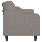 vidaXL Canapea cu 3 locuri, taupe, 180 cm, material textil