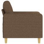 vidaXL Fotoliu canapea, maro, 60 cm, material textil