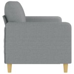 vidaXL Canapea cu 3 locuri, gri deschis, material 180CM textil vidaXL Canapea cu 3 locuri, gri deschis, material 180CM textil