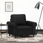 vidaXL Canapea de o persoană, 60 cm, piele ecologică vidaXL Canapea de o persoană, 60 cm, piele ecologică