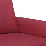 vidaXL Canapea de o persoană, roșu vin, 60 cm, piele ecologică vidaXL Canapea de o persoană, roșu vin, 60 cm, piele ecologică