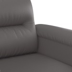 vidaXL Canapea de o persoană, gri, 60 cm, piele ecologică vidaXL Canapea de o persoană, gri, 60 cm, piele ecologică