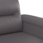 vidaXL Canapea cu 2 locuri, gri, 120 cm, piele ecologică vidaXL Canapea cu 2 locuri, gri, 120 cm, piele ecologică
