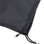 vidaXL Husă încălzitor formă de piramidă negru 58x58x228cm Oxford 420D vidaXL Husă încălzitor formă de piramidă negru 58x58x228cm Oxford 420D