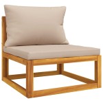 vidaXL Set mobilier de grădină cu perne, 3 piese, lemn masiv acacia vidaXL Set mobilier de grădină cu perne, 3 piese, lemn masiv acacia