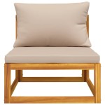 vidaXL Set mobilier de grădină cu perne, 3 piese, lemn masiv acacia vidaXL Set mobilier de grădină cu perne, 3 piese, lemn masiv acacia