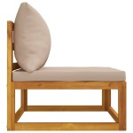 vidaXL Set mobilier de grădină cu perne, 3 piese, lemn masiv acacia vidaXL Set mobilier de grădină cu perne, 3 piese, lemn masiv acacia