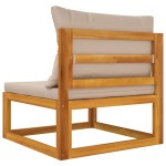 vidaXL Set mobilier de grădină cu perne, 3 piese, lemn masiv acacia vidaXL Set mobilier de grădină cu perne, 3 piese, lemn masiv acacia