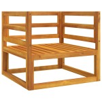vidaXL Scaun de grădină cu pernă gri deschis, lemn masiv de acacia vidaXL Scaun de grădină cu pernă gri deschis, lemn masiv de acacia