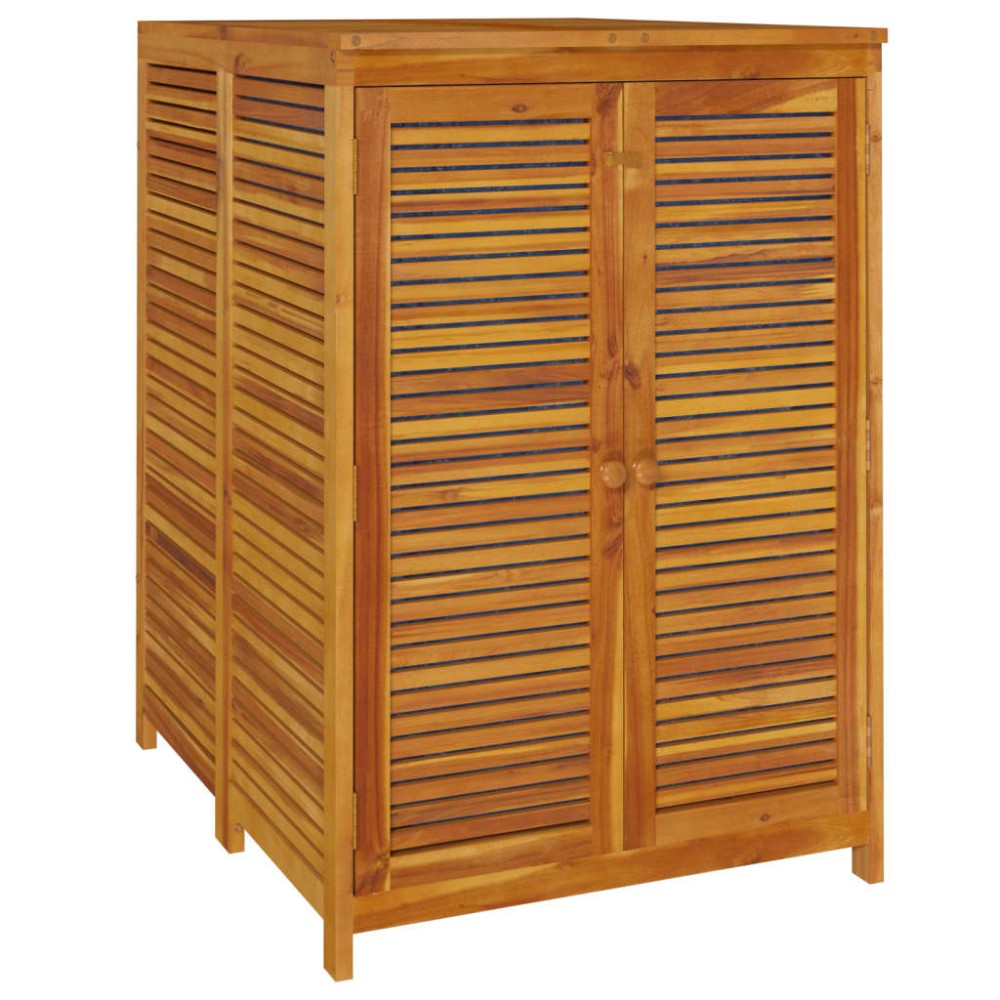 vidaXL Ladă depozitare grădină, 70x87x104 cm, lemn masiv de acacia