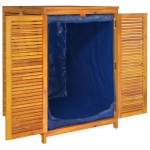 vidaXL Ladă depozitare grădină, 70x87x104 cm, lemn masiv de acacia vidaXL Ladă depozitare grădină, 70x87x104 cm, lemn masiv de acacia