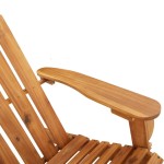 vidaXL Bancă de grădină Adirondack cu perne 126 cm, lemn masiv acacia vidaXL Bancă de grădină Adirondack cu perne 126 cm, lemn masiv acacia
