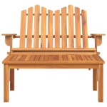vidaXL Set mobilier de grădină Adirondack, 2 piese, lemn masiv acacia vidaXL Set mobilier de grădină Adirondack, 2 piese, lemn masiv acacia