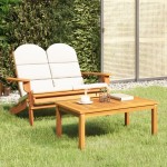 vidaXL Set mobilier de grădină Adirondack, 2 piese, lemn masiv acacia vidaXL Set mobilier de grădină Adirondack, 2 piese, lemn masiv acacia