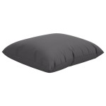 vidaXL Perne de canapea, 4 buc., antracit, 40x40 cm, textil vidaXL Perne de canapea, 4 buc., antracit, 40x40 cm, textil