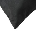 vidaXL Perne de canapea, 4 buc., negru, 40x40 cm, textil vidaXL Perne de canapea, 4 buc., negru, 40x40 cm, textil