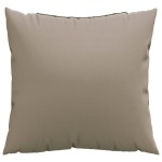 vidaXL Perne de canapea, 4 buc., taupe, 40x40 cm, textil