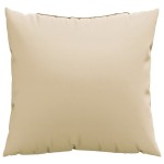 vidaXL Perne de canapea, 4 buc., beige, 50x50 cm, textil vidaXL Perne de canapea, 4 buc., beige, 50x50 cm, textil