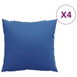 vidaXL Perne de canapea, 4 buc., albastru royal, 50x50 cm, textil