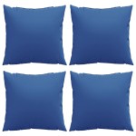 vidaXL Perne de canapea, 4 buc., albastru royal, 50x50 cm, textil