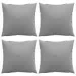 vidaXL Perne de canapea, 4 buc., gri, 60x60 cm, textil