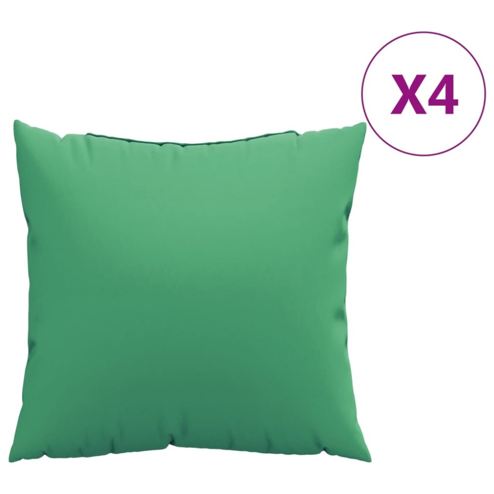 vidaXL Perne de canapea, 4 buc., verde, 60x60 cm, textil