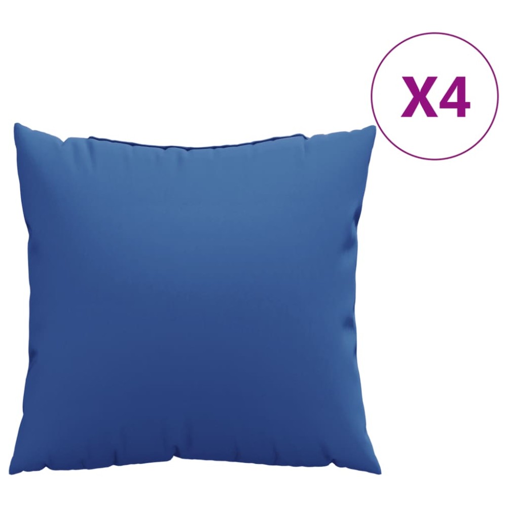 vidaXL Perne de canapea, 4 buc., albastru regal, 60x60 cm, textil