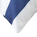 vidaXL Perne decorative, 4 buc., dungi albastru&alb, 60x60 cm, textil