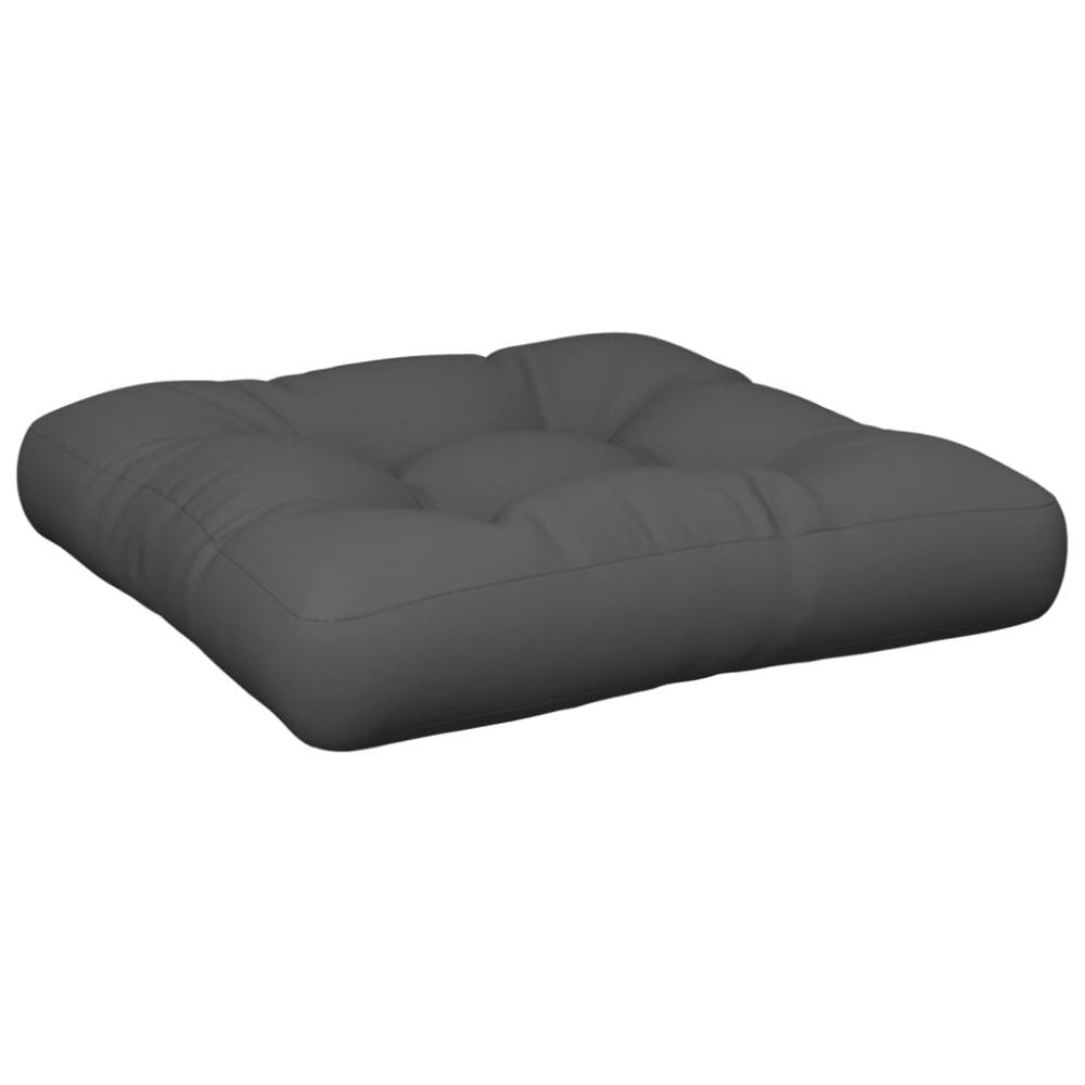 vidaXL Pernă de paleți, antracit, 60x60x12 cm, material textil