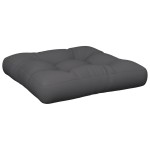 vidaXL Pernă de paleți, antracit, 60x60x12 cm, material textil vidaXL Pernă de paleți, antracit, 60x60x12 cm, material textil