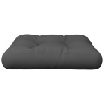 vidaXL Pernă de paleți, antracit, 60x60x12 cm, material textil vidaXL Pernă de paleți, antracit, 60x60x12 cm, material textil