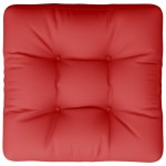 vidaXL Pernă de paleți, roșu, 60x60x12 cm, material textil vidaXL Pernă de paleți, roșu, 60x60x12 cm, material textil