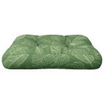 vidaXL Pernă de paleți, model frunze, 60x60x12 cm, textil vidaXL Pernă de paleți, model frunze, 60x60x12 cm, textil
