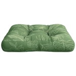 vidaXL Pernă de paleți, model frunze, 60x60x12 cm, textil vidaXL Pernă de paleți, model frunze, 60x60x12 cm, textil