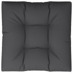 vidaXL Pernă pentru paleți, negru, 70x70x12 cm, material textil